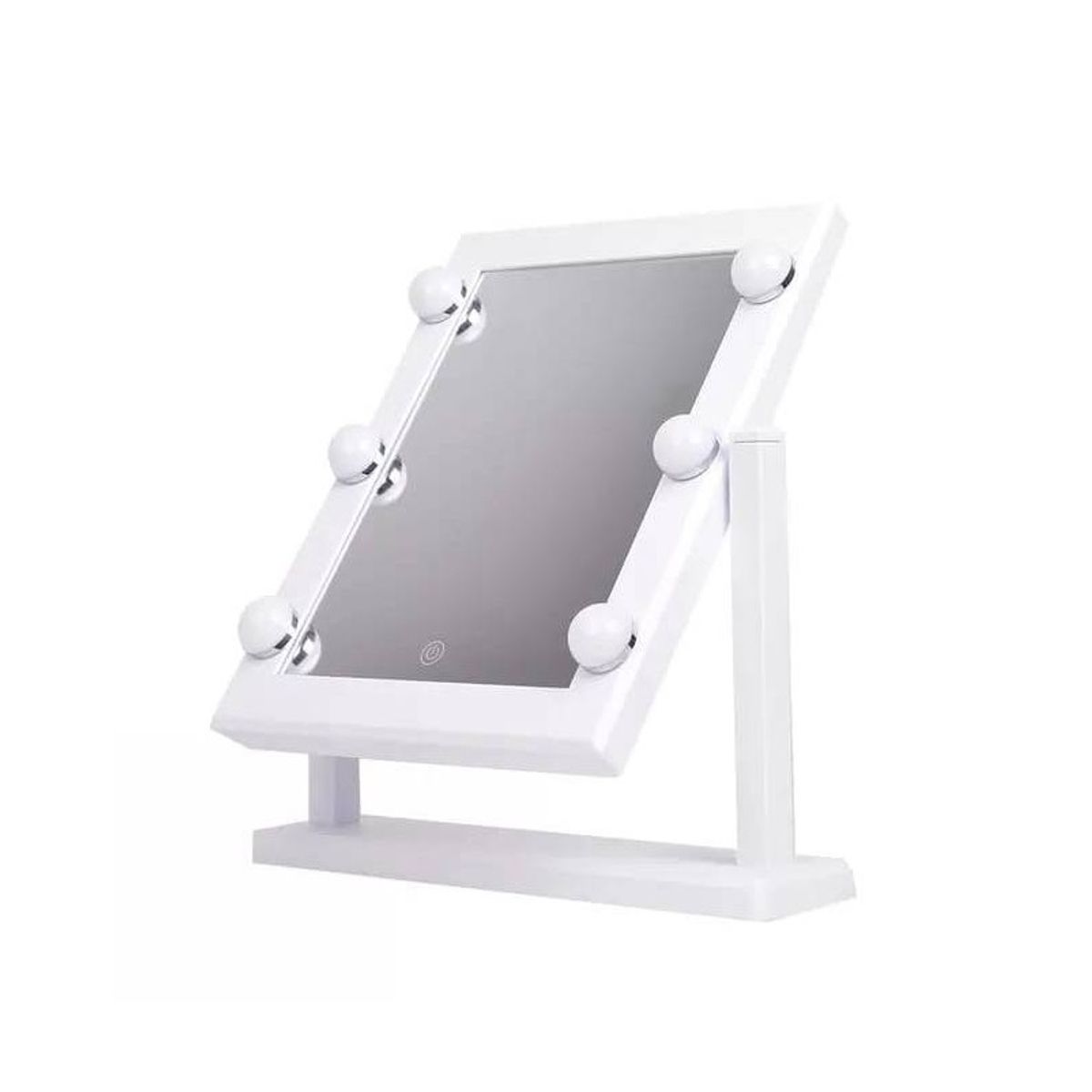 GENERICO - Espejo De Maquillaje Táctil Led 360° 6 led