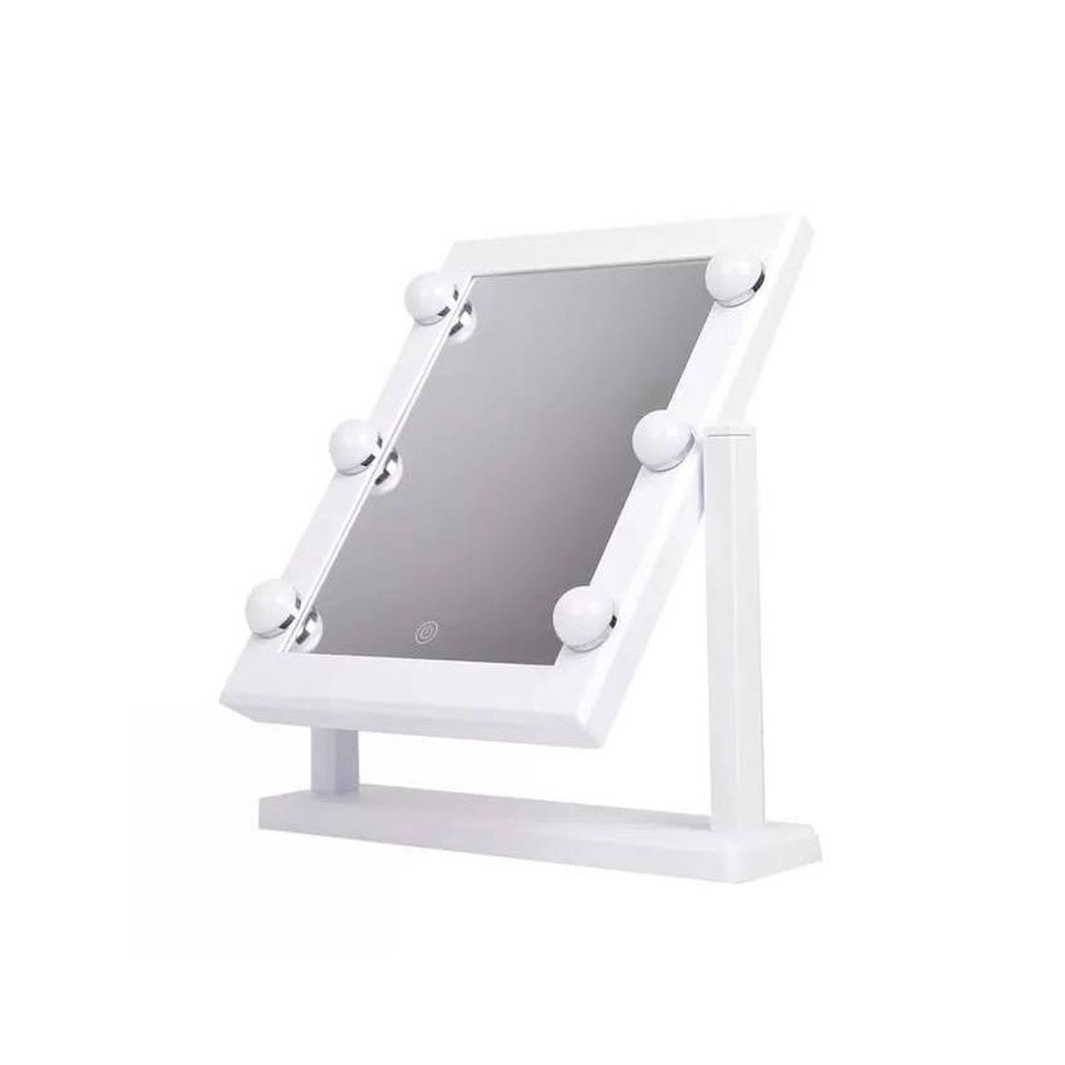 GENERICO - Espejo De Maquillaje Táctil Led 360° 6 led