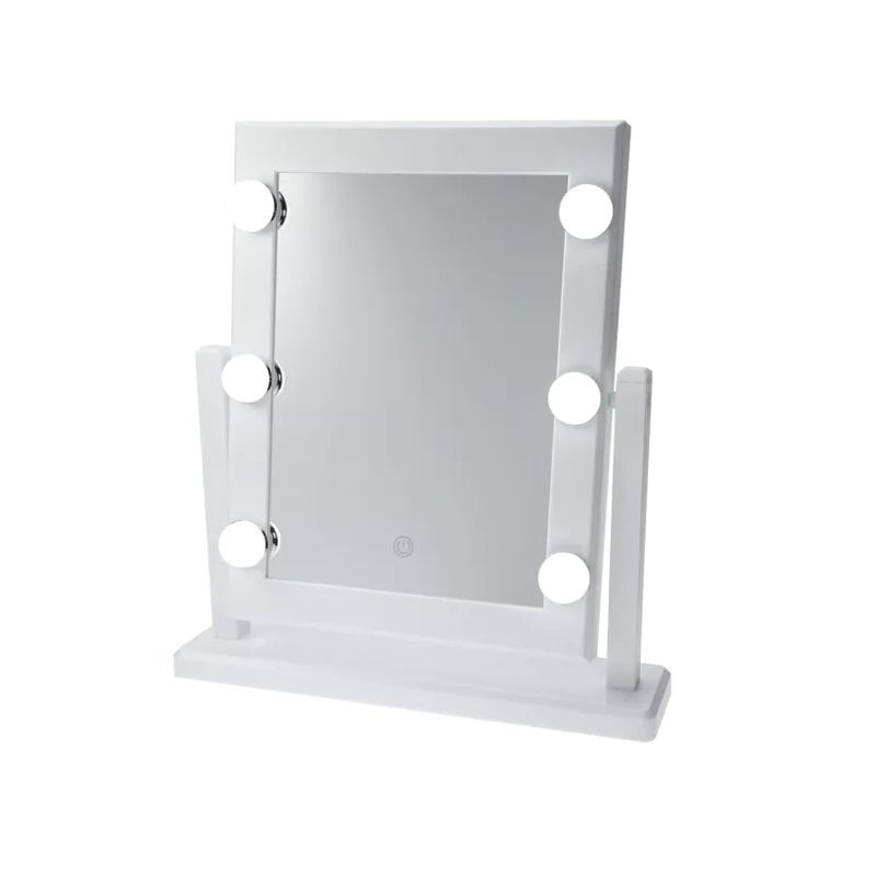 GENERICO - Espejo De Maquillaje Táctil Led 360° 6 led
