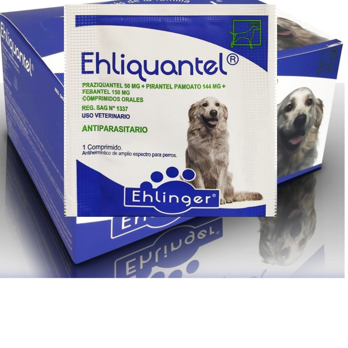 EHLINGER - Caja Ehliquantel Antiparasitario Interno 50 Comprimidos