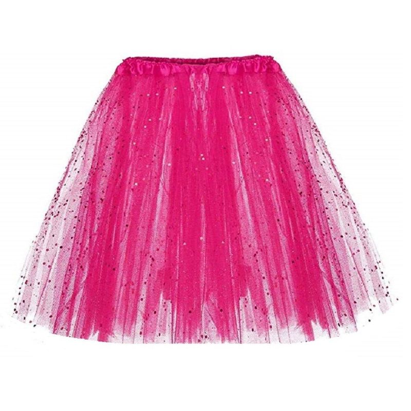 COTILLON ACTIVARTE - Faldita Tutu Mujer Fucsia Cotillón Activarte