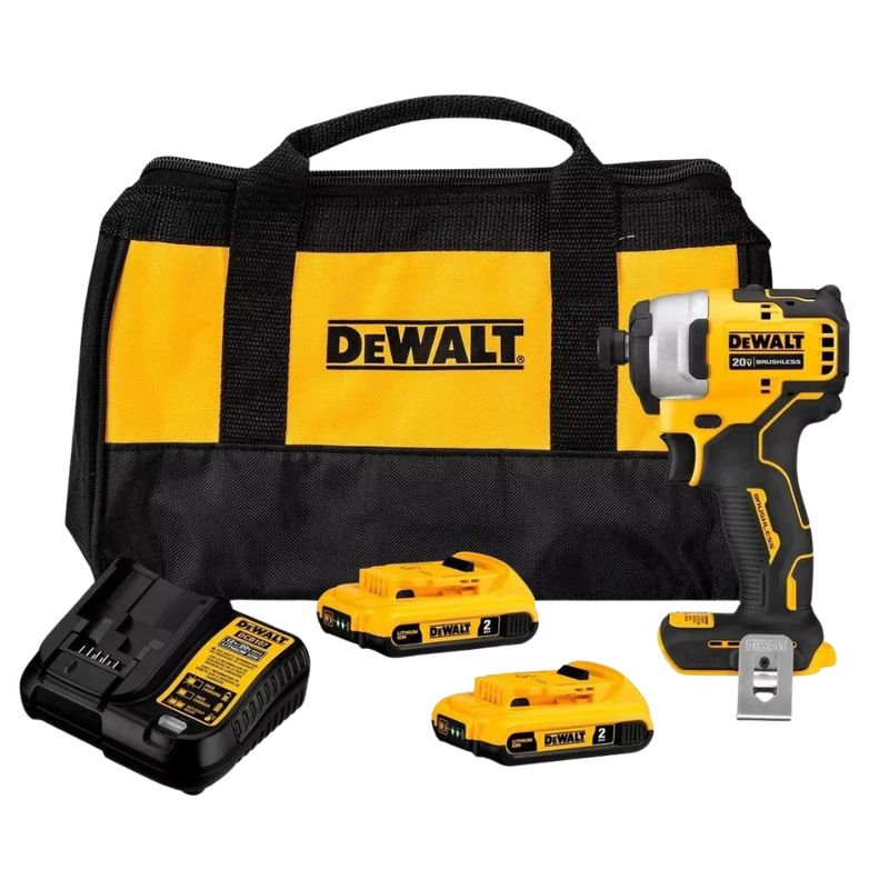 DEWALT - Atornillador De Impacto Atomic 20v + 2bat Dewalt Dcf809d2-b2