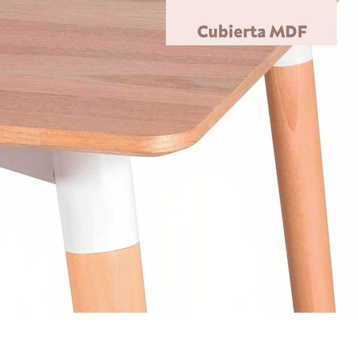 GENERICO - Mesa de Comedor 120x80 Rectangular Madera