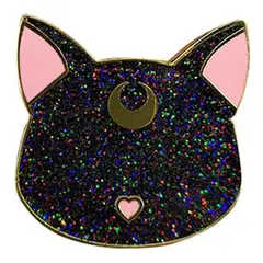 GENERICO - Pin Luna Glitter Sailor Moon Kawaii - Azul