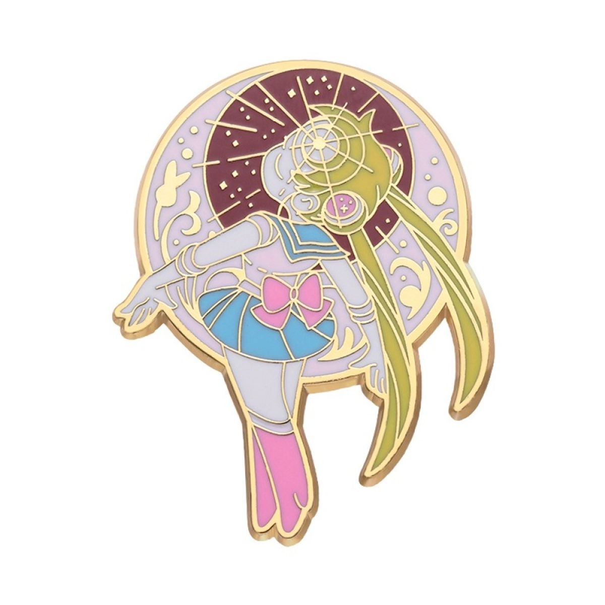 GENERICO - Pin Broche Vintage Dijes Sailor Moon Luna - Amarillo