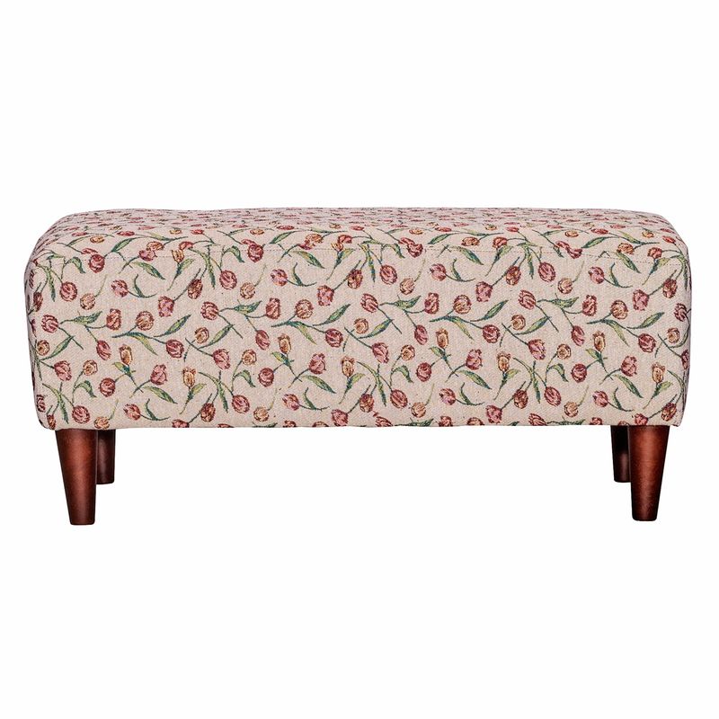 MASEL - Banqueta Esmirna Gobelino Tulipan  100x45x45