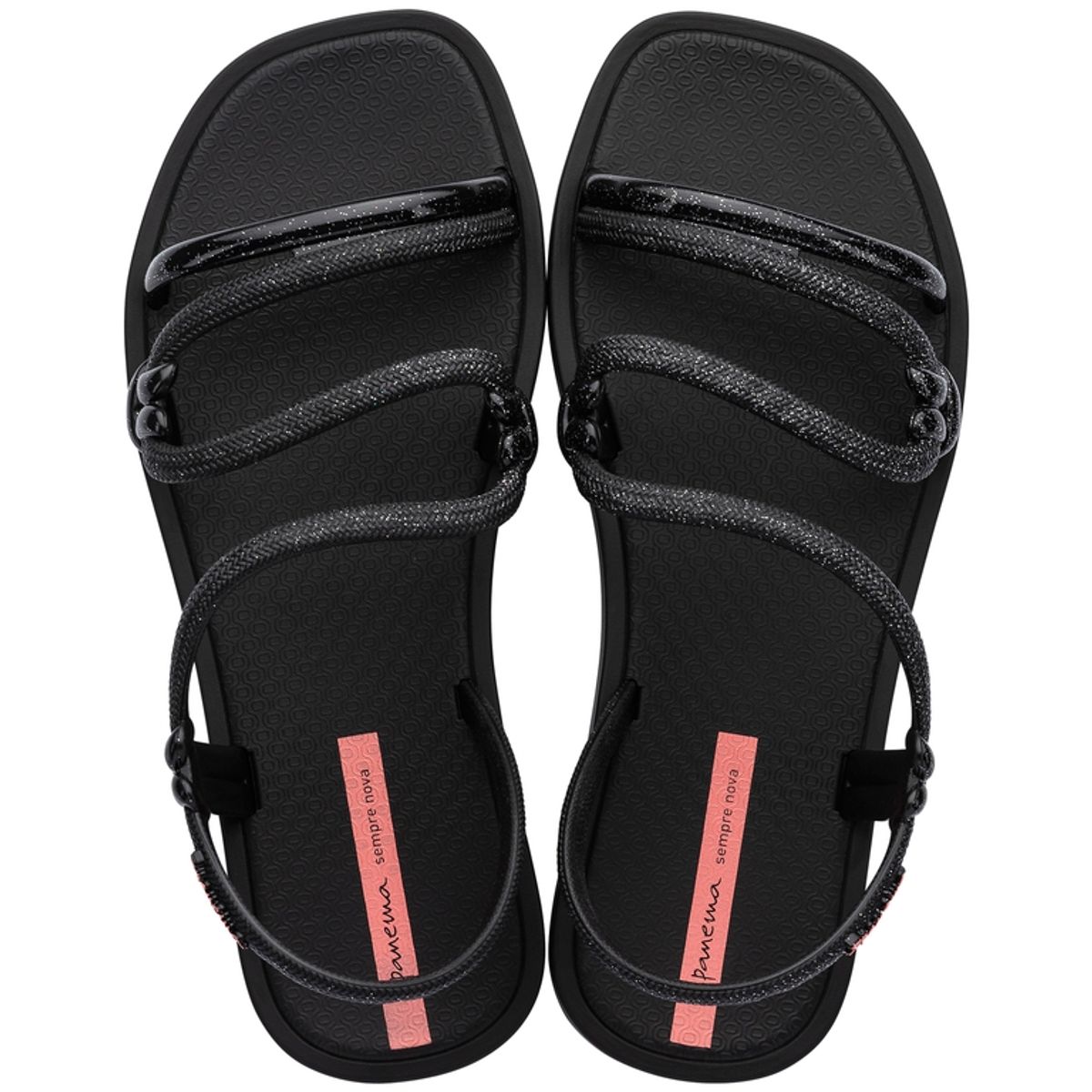 IPANEMA - Sandalia Mujer Negro/Glitter Solar Mais Ipanema