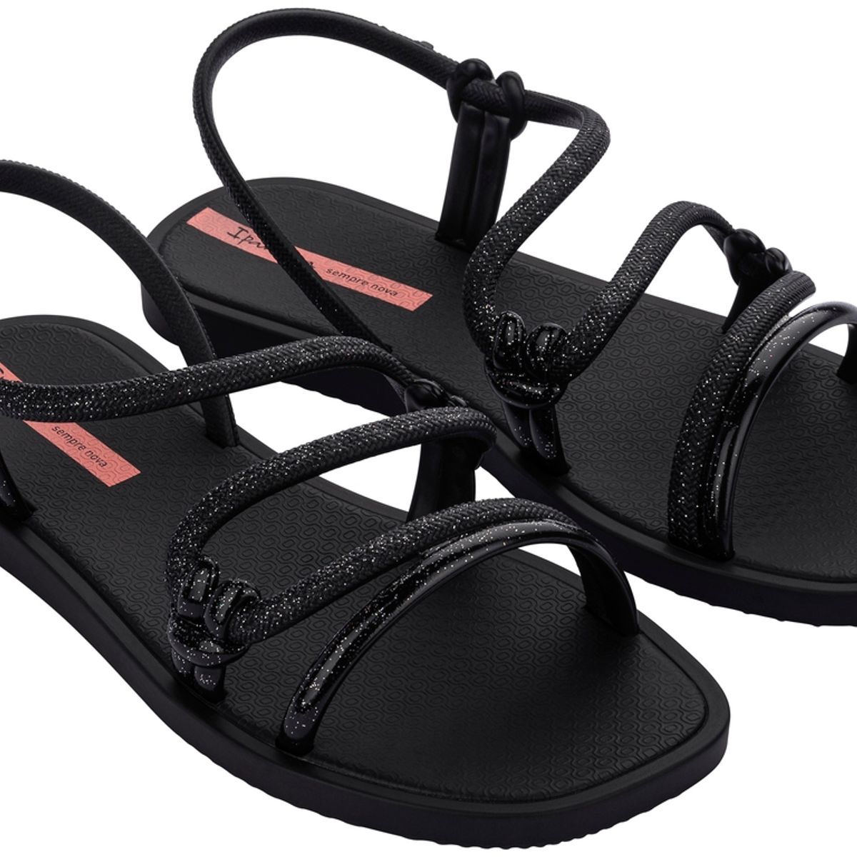 IPANEMA - Sandalia Mujer Negro/Glitter Solar Mais Ipanema