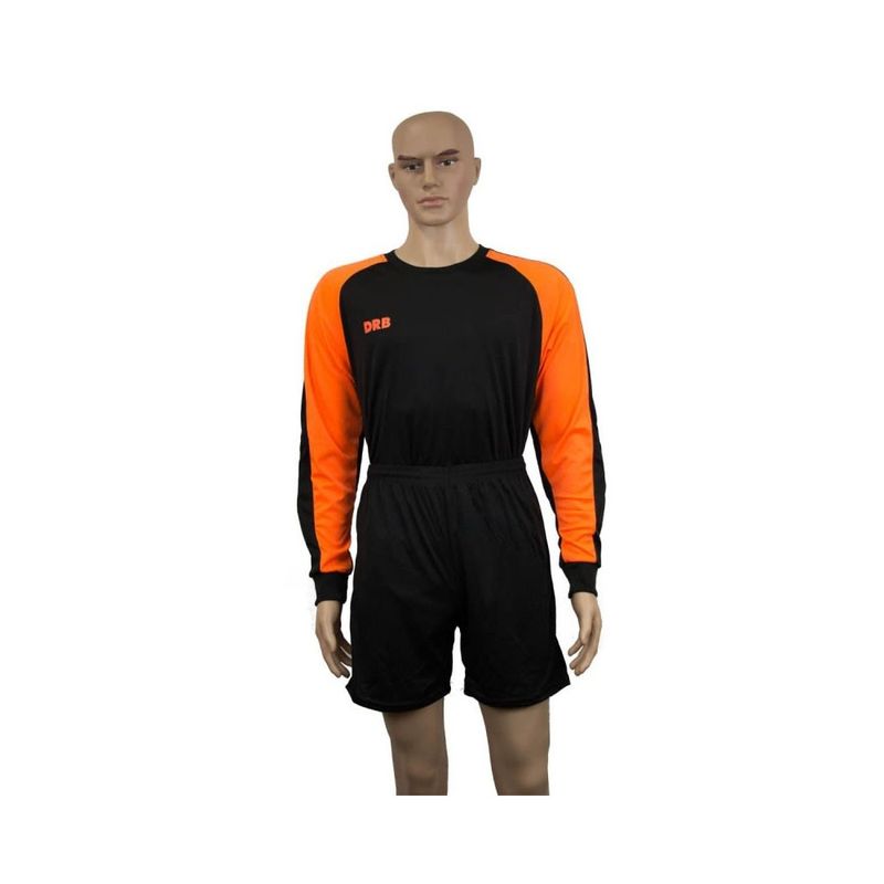 DRB - Camiseta De Arquero DRB Color Negro - Naranja Neon