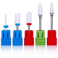 Set 5pcs Brocas Cerámica Taladro Torno Uñas Manicura