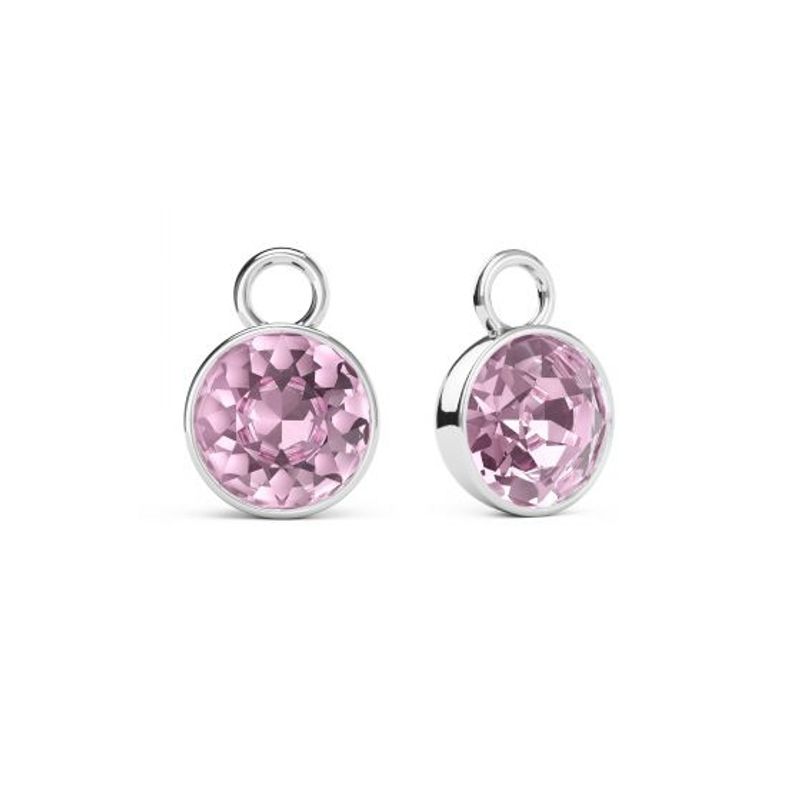 BLOOM CRYSTAL - Dije o Charm Bella con cristal de Swarovski  bañado en rodio