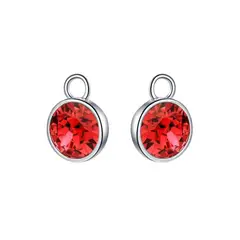 BLOOM CRYSTAL - Dije o Charm Bella con cristal de Swarovski bañado en rodio