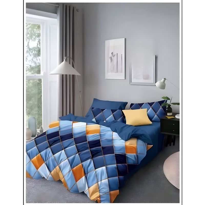 GENERICO - Cubrecama Quilt 1.5 Plaza Reversibles
