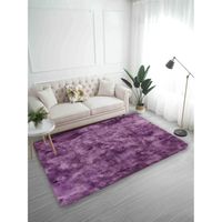 Alfombra Peludas Tipo Shaggy 180Cm X 200Cm turquesa jaspeado