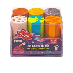 GENERICO - Pack 6 Gomas De Borrar Infantiles Kawaii A6