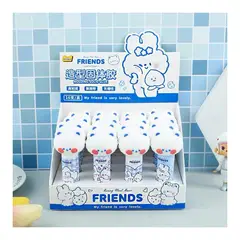 GENERICO - Pegamento En Barra Escolar Animalitos Oso Kawaii.