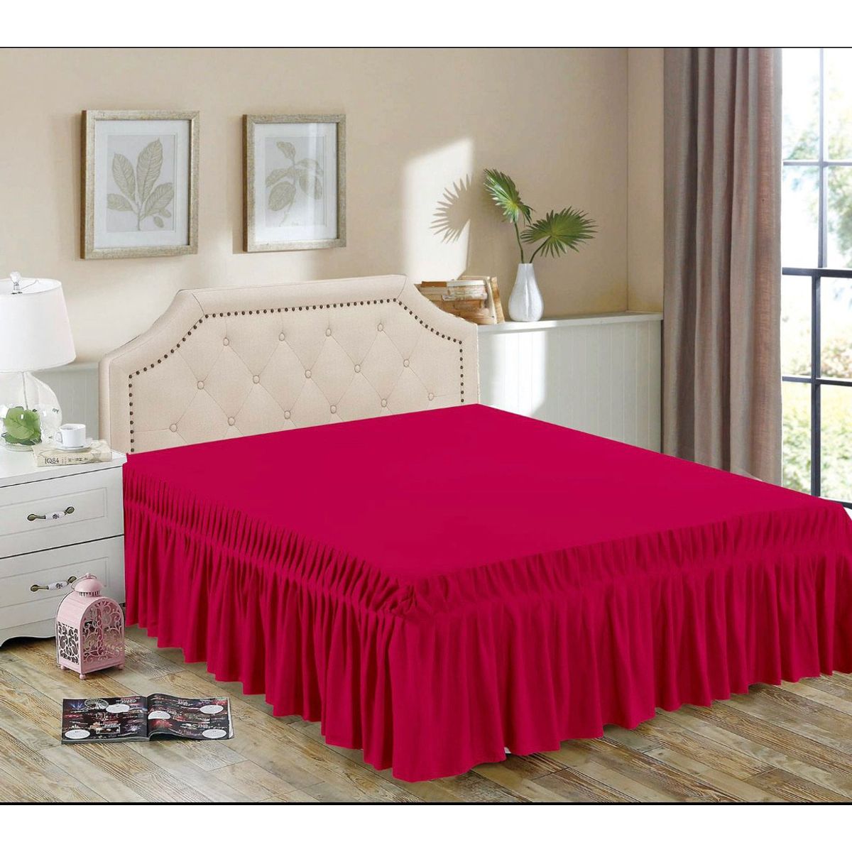 GENERICO - Faldon De Cama 2 Plaza 150 x 200 cm…