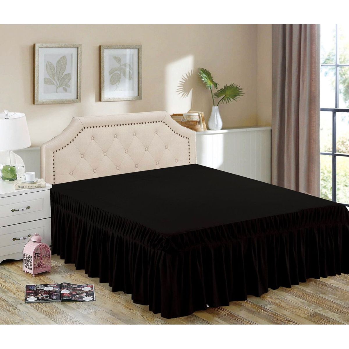 GENERICO - Faldon De Cama 1.5 Plaza 105 x 200 cm…