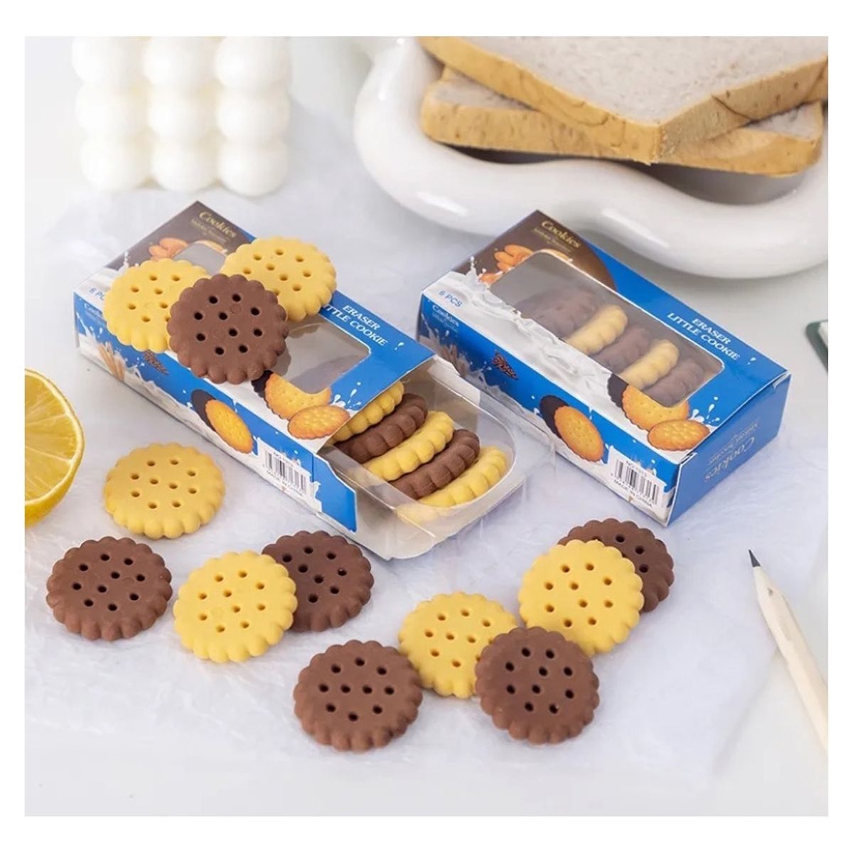 GENERICO - Gomas De Galletas - Set 6 Unid