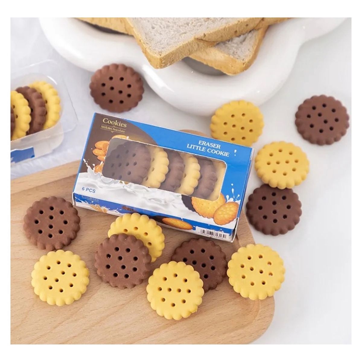 GENERICO - Gomas De Galletas - Set 6 Unid