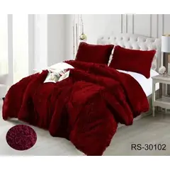 GENERICO - Cubrecama Peludo Para Invierno 2P