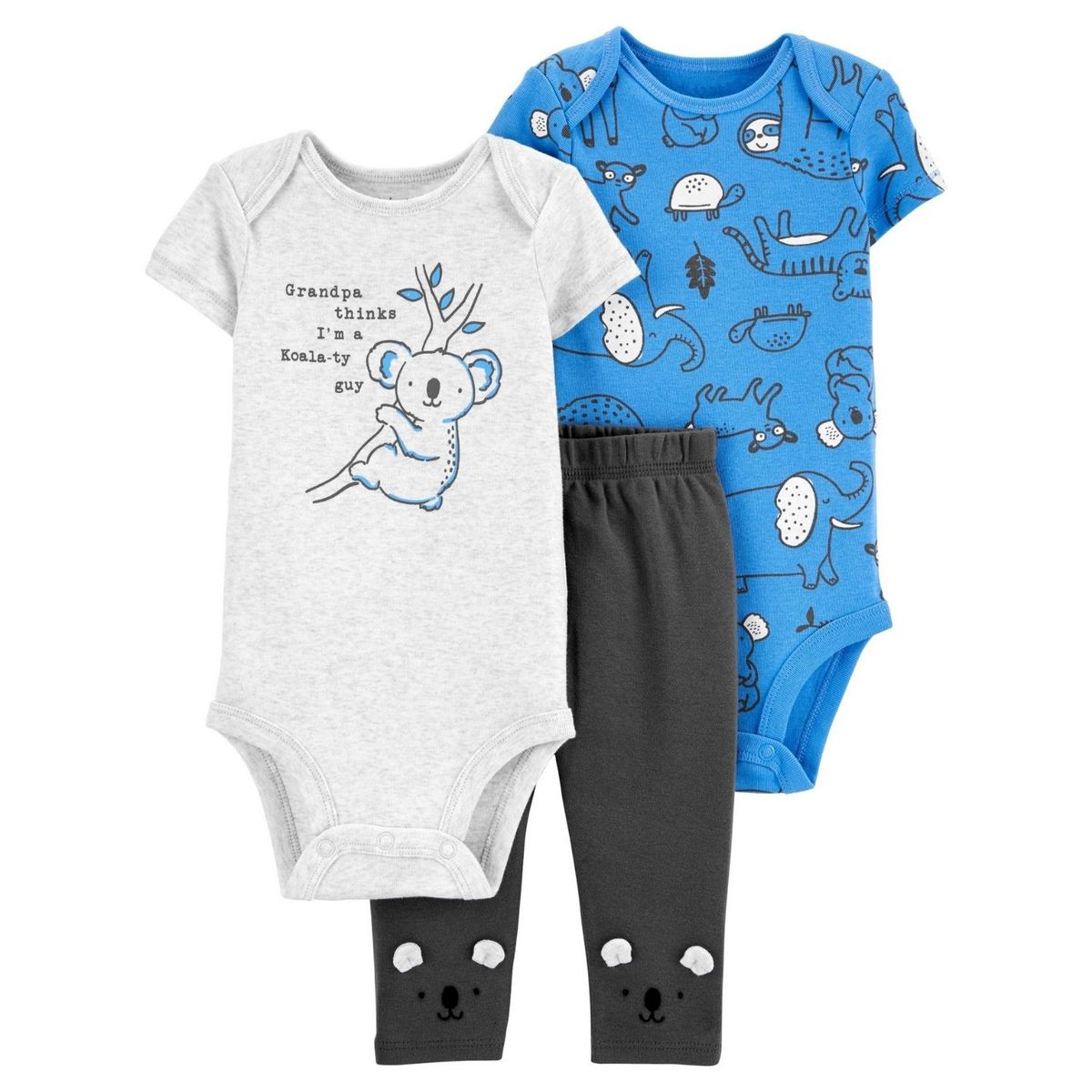 TEDMIMAK - Set 3 Piezas Koalas Tedmimak 100% Algodón