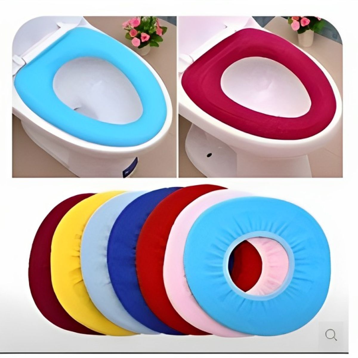 GENERICO - FUNDA TAPA INODORO - Colores Surtidos