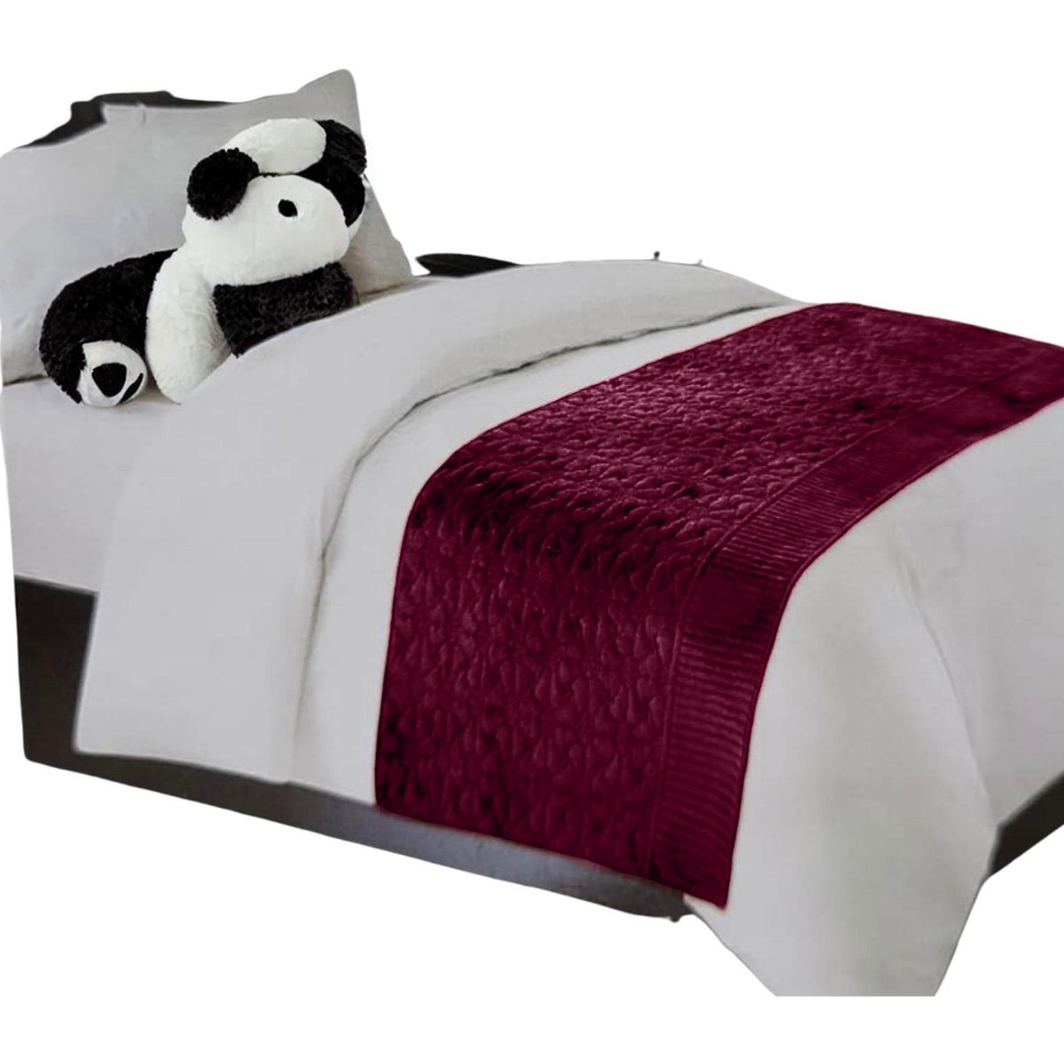 GENERICO - Piecera De Cama Tela Plush Y Genero Reversible