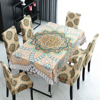 Mantel Mas 6 Fundas De Sillas Elasticadas