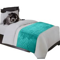 Piecera De Cama Tela Plush Y Genero Reversible