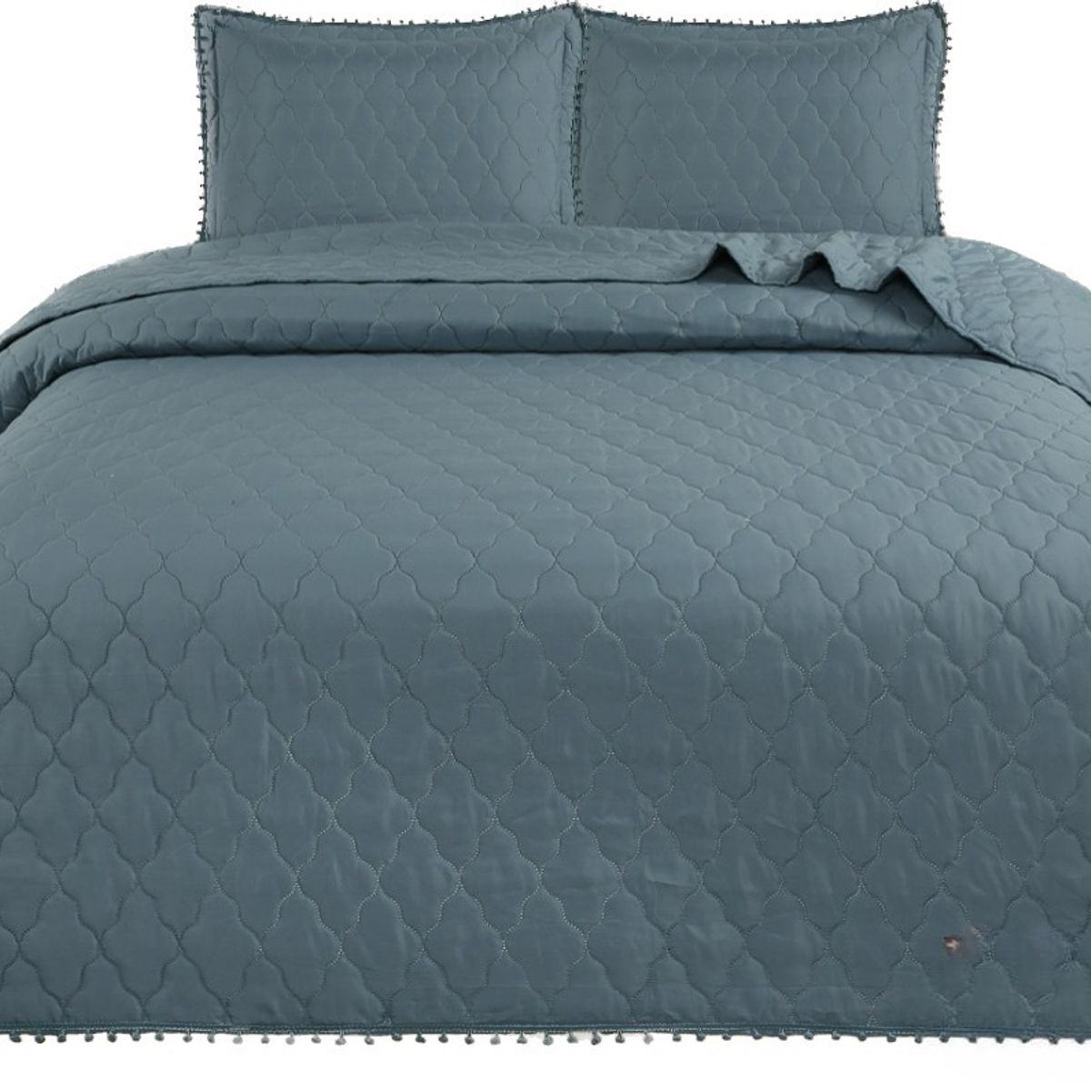 GENERICO - Cubrecama Quilt Algodón  1.5P Reversibles