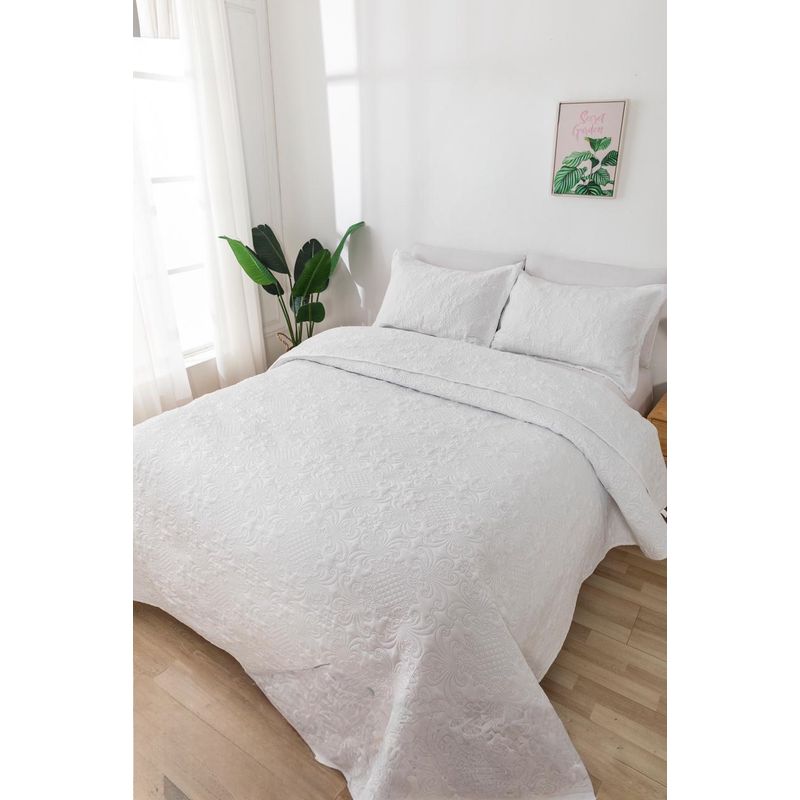 GENERICO - Quilt De Verano Cubrecamas Reversibles 1.5 Plaza