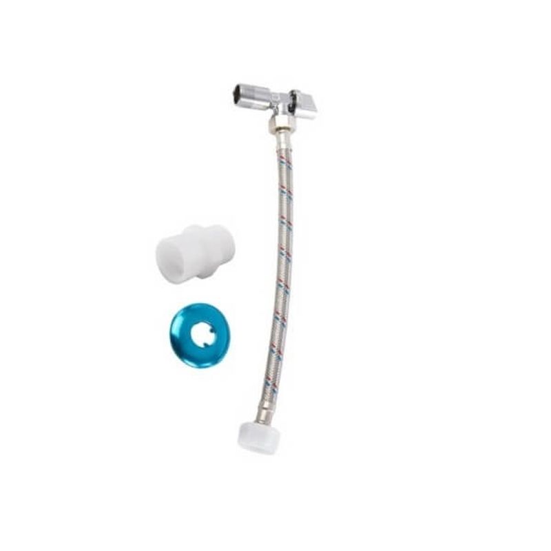 GENERICO - Kit Flexible Con Llave Angular 12  1516 35cm