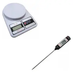 GENERICO - Balanza Digital De Cocina Termometro Digital De Cocina