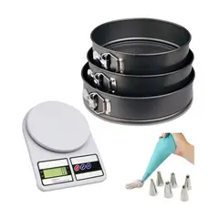 GENERICO - Molde Reposteria Balanza Digital Cocina Manga Pastelera