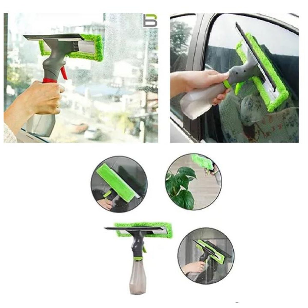 OEM - Mopa spray 3en1 limpia vidrios