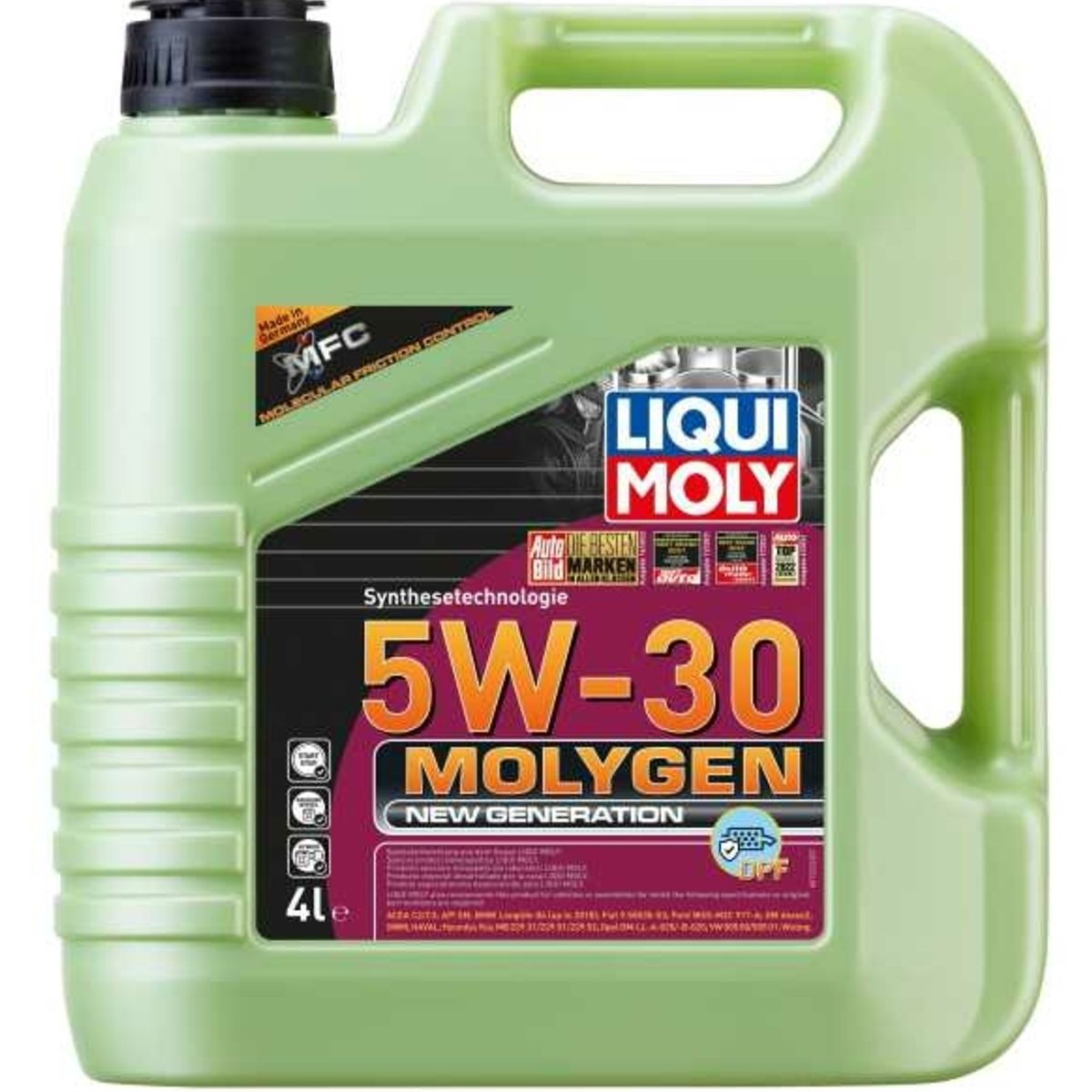 LIQUIMOLY - ACEITE DE MOTOR LIQUIMOLY MOLYGEN 5W30 DPF X4LITROS ALEMAN