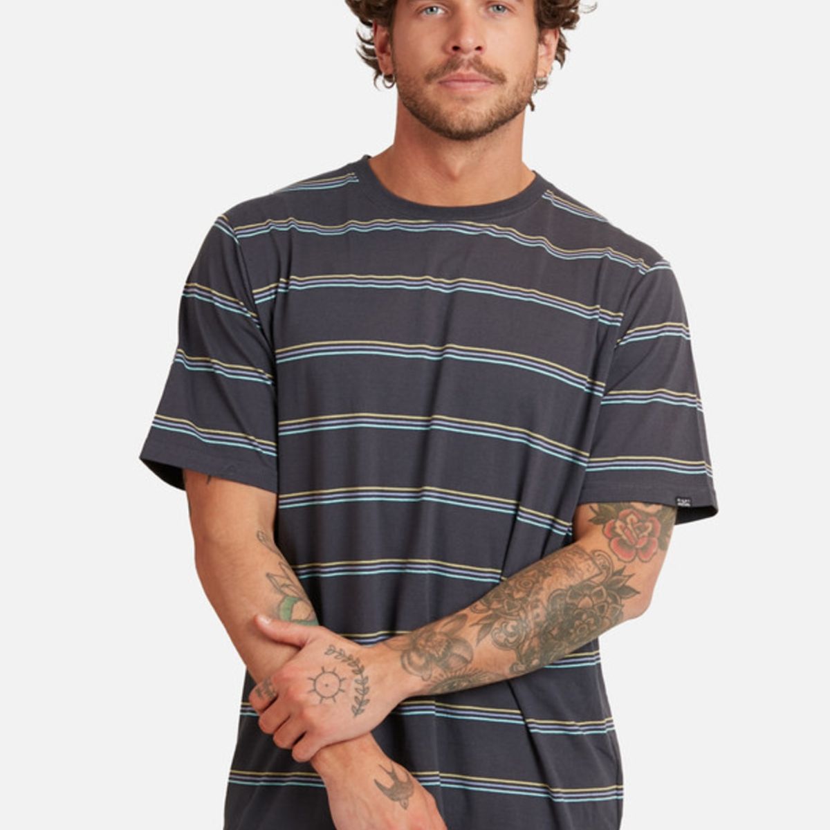 MAUI AND SONS - Polera Striped T-Shirt Maui Hombre Multicolor Maui And Sons