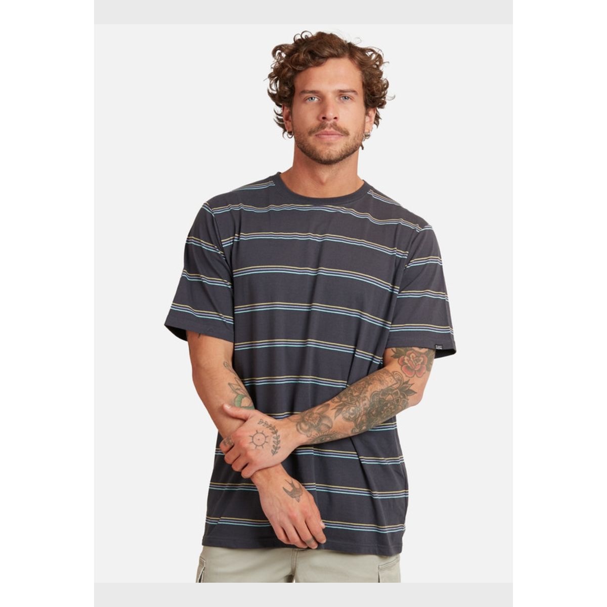 MAUI AND SONS - Polera Striped T-Shirt Maui Hombre Multicolor Maui And Sons