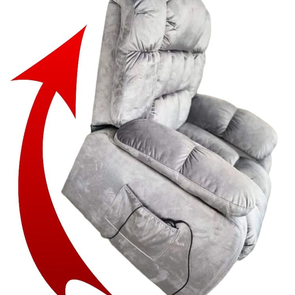 ANDYRALL HOME - Berger Reclinable Eléctrico Alzable Masaje All Body Gris Paradise 8413LH