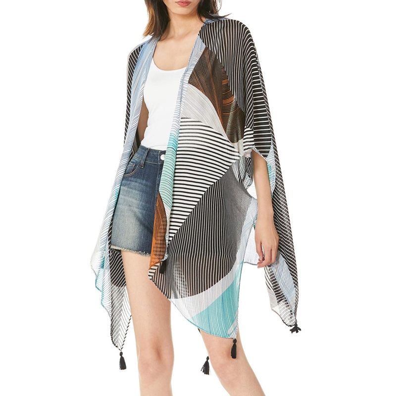 MOSS ROSE - Ropa de kimono de playa para mujer Tops de cardigan ligeros