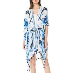 MOSS ROSE - Ropa de kimono de playa para mujer Tops de cardigan ligeros