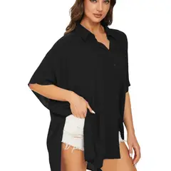 MOSS ROSE - Traje de baño de mujer estilo bikini super grande para la playa