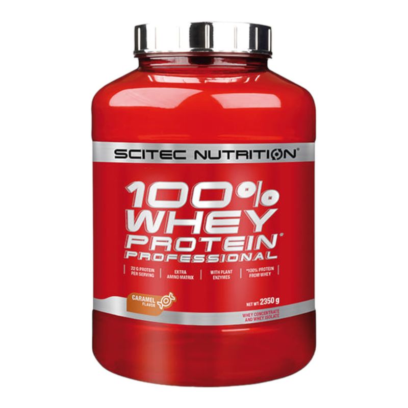 SCITEC NUTRITION - 100 WHEY PROTEIN PROFESSIONAL 78sv Caramelo Salado Scitec Nutrition
