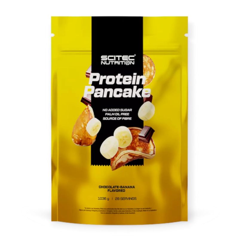 SCITEC NUTRITION - Protein pancake 1kg sin sabor Chocolate Platano Scitec Nutrition