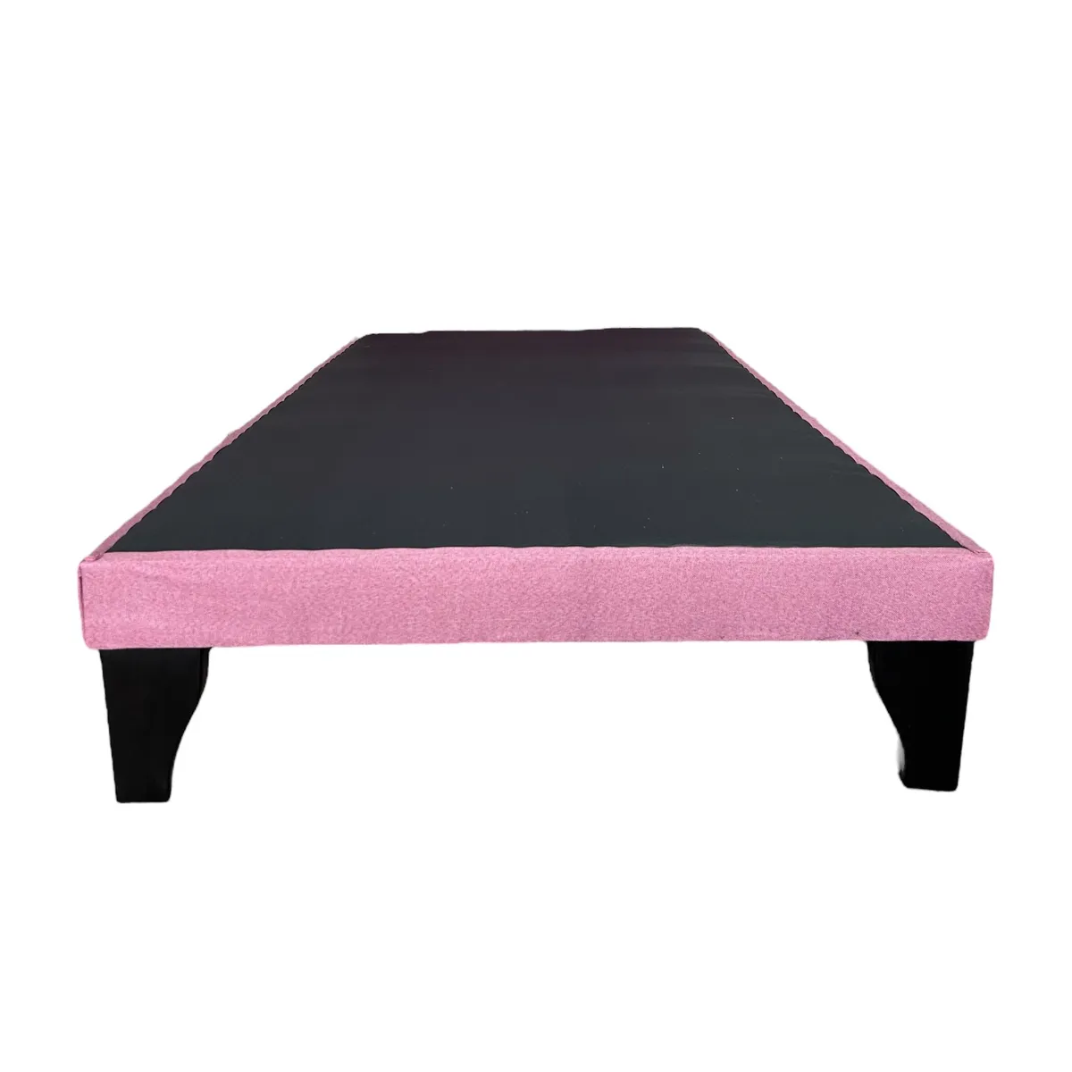 FLOBAL - BASE DE CAMA 1,5 PLAZAS 105X190X35CM ROSADO LINO FLOBAL