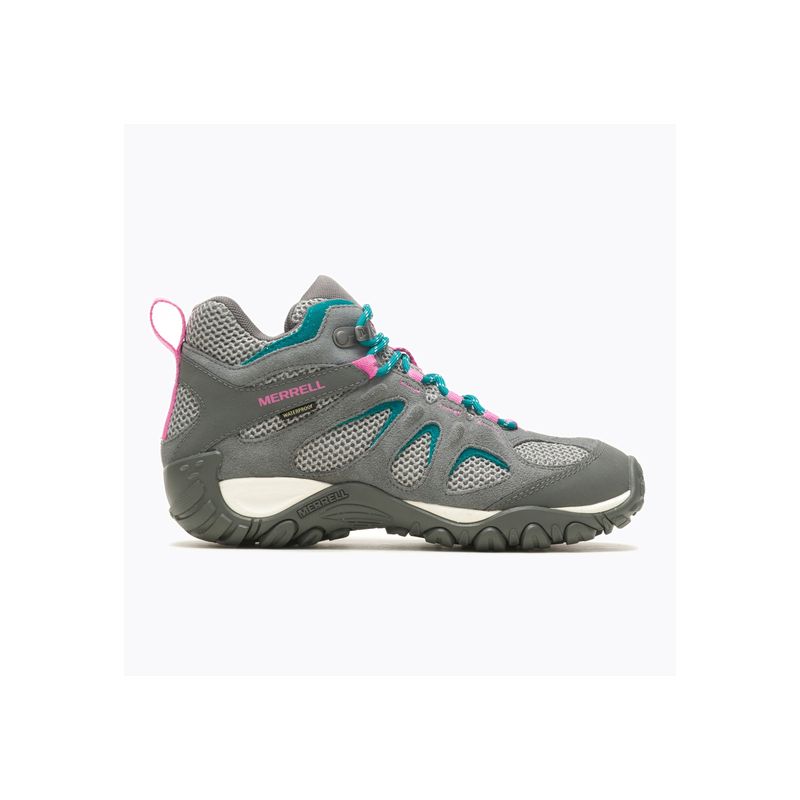 MERRELL - Botín impermeable Mujer Yokota 2 Mid WP Gris MERRELL