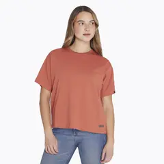MERRELL - Polera M/C T-Shirt Short Sleeve Naranjo Mujer