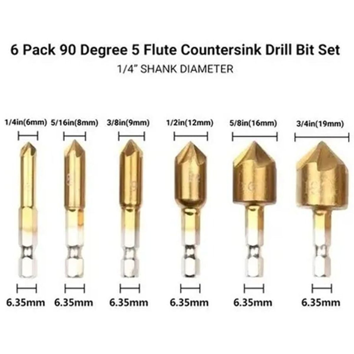 GENERICO - 23 Herramientas Avellanadoras Brocas Madera Carpintería