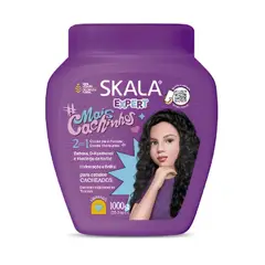 SKALA - Mascara Mais Cachinhos Kids 1000ml Para Niñas Hidratación Profunda Definición Nutrición Brillo